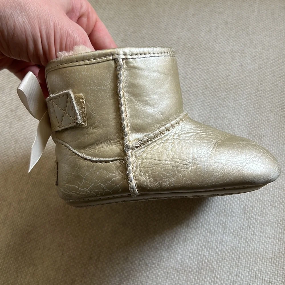 UGG gold leather